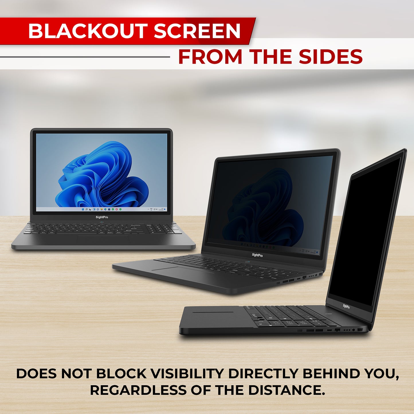 SightPro 13.3 Inch 16:9 Privacy Screen Filter for Laptops