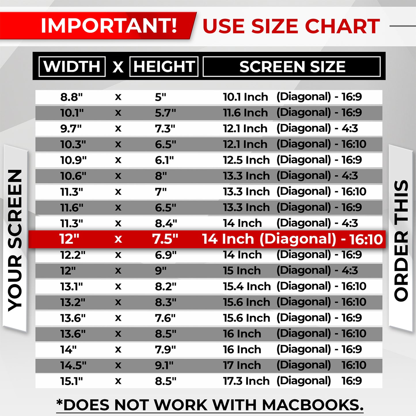 SightPro Magnetic 14.1 Inch 16:10 Privacy Screen Filter for Laptops