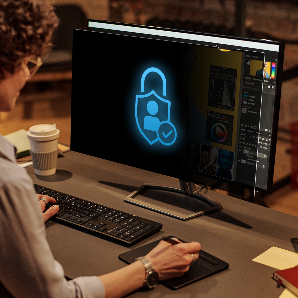 Use a Monitor Privacy Screen to Increase Productivity and Privacy ...