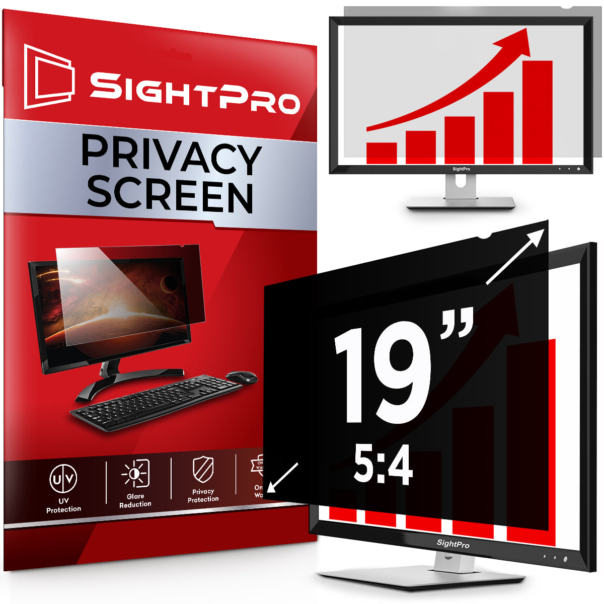 Computer Monitor Privacy Screen Filterr 19 Inch 5:4
