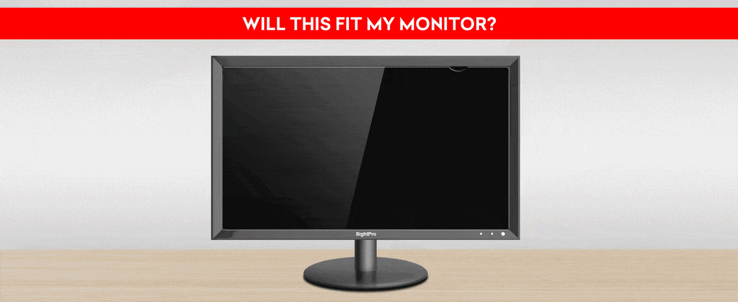 SightPro 24 Inch 16:9 Privacy Screen Filter for Computer Monitors