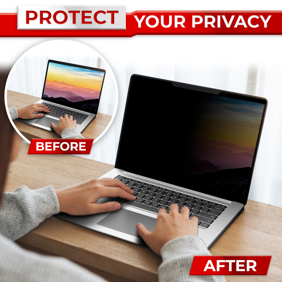 SightPro Magnetic Privacy Screen for Surface Laptop 13.5" (1, 2, 3)