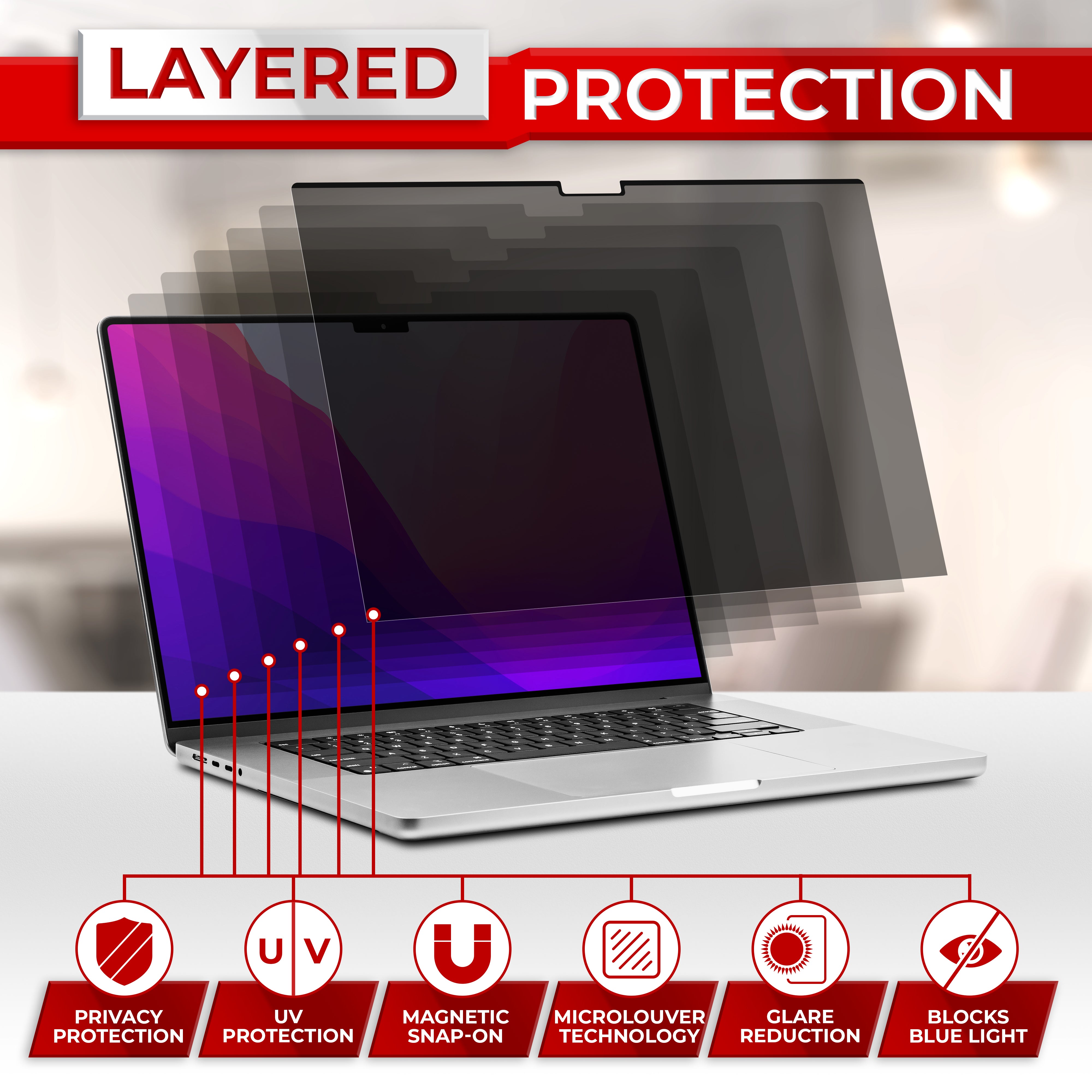 Magnetic Privacy Screen for MacBook Pro 14